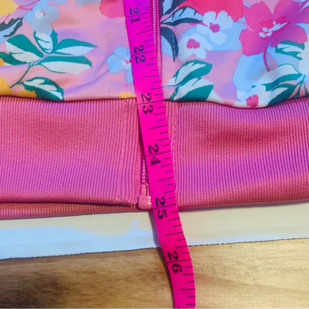 adidas Pink Floral Bomber Jacket - Picture 11 of 13